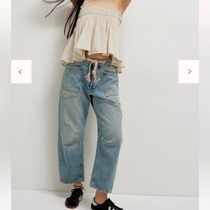 We the free moxie pull on barrel jeans